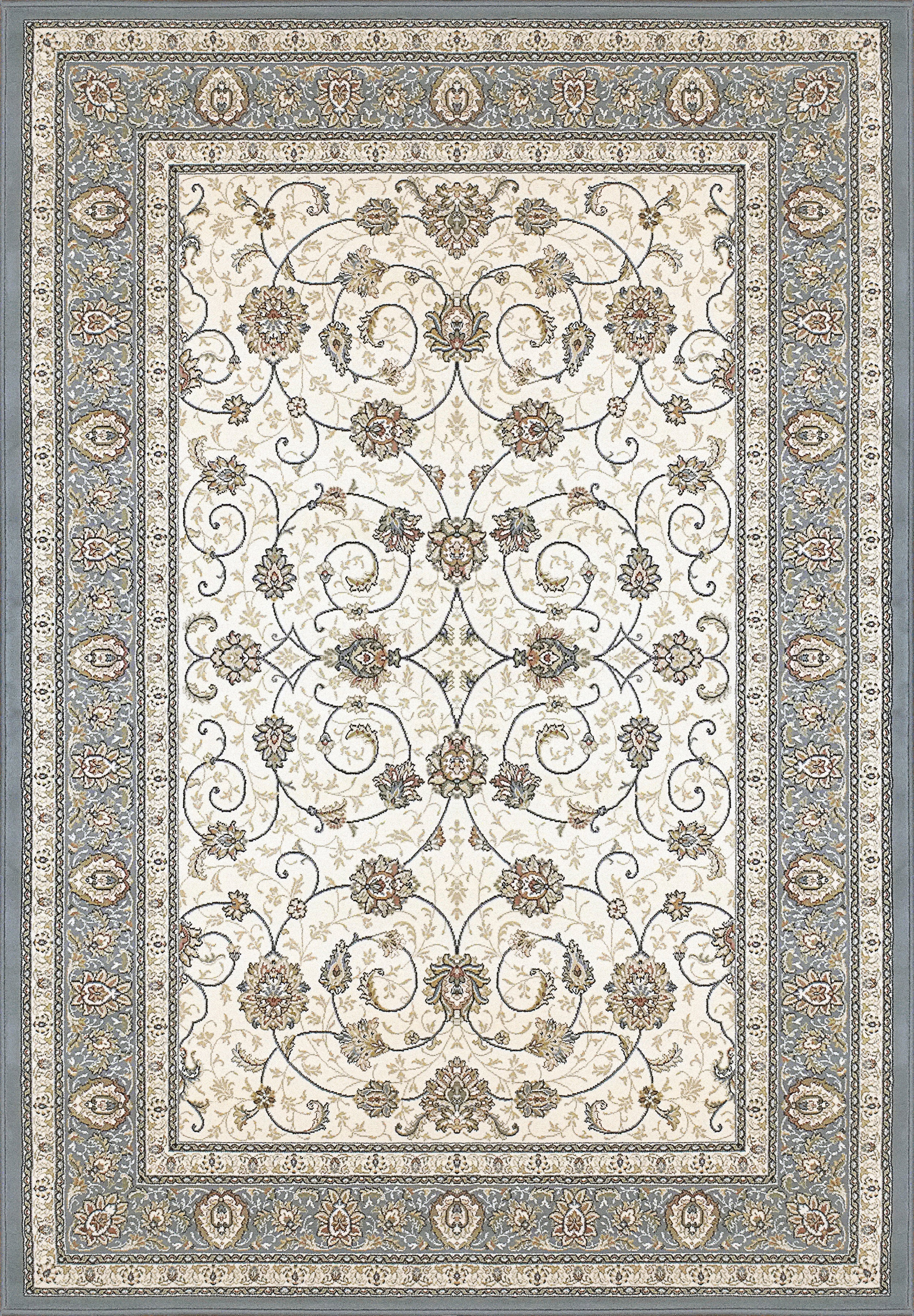 ANCIENT GARDEN Ivory/Light Blue