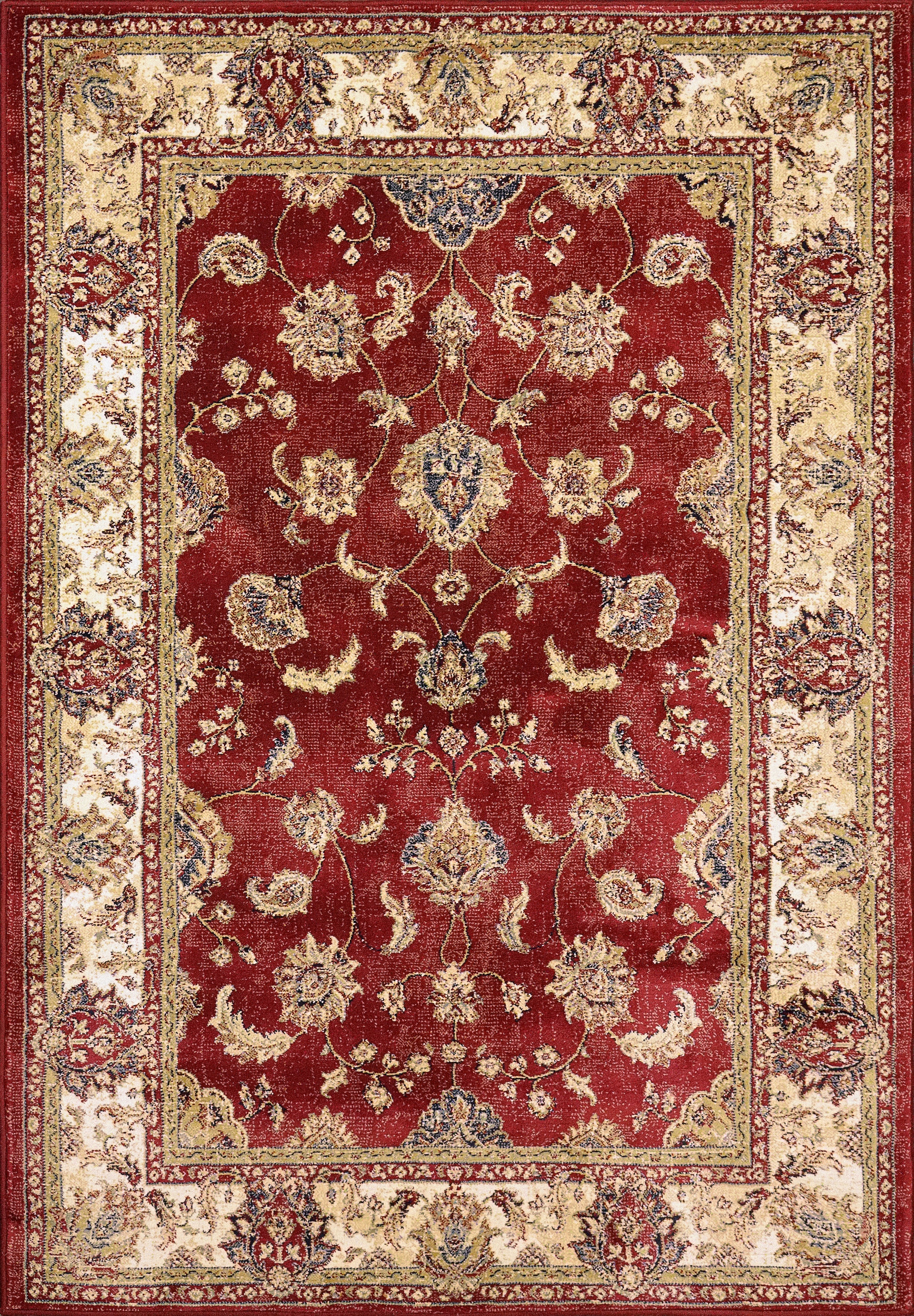 ANCIENT GARDEN Red/Ivory