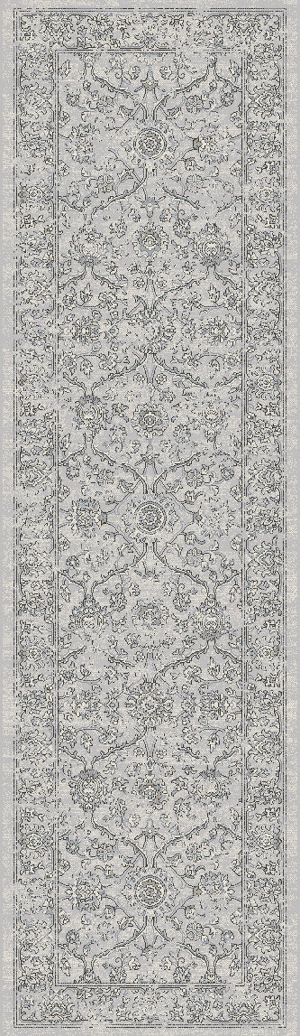 ANCIENT GARDEN Silver/Grey Roll Runner