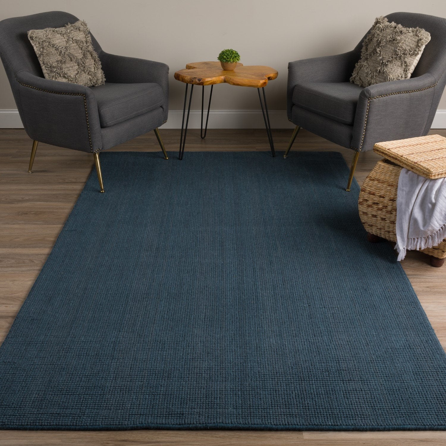 Monaco Sisal Navy Area Rug