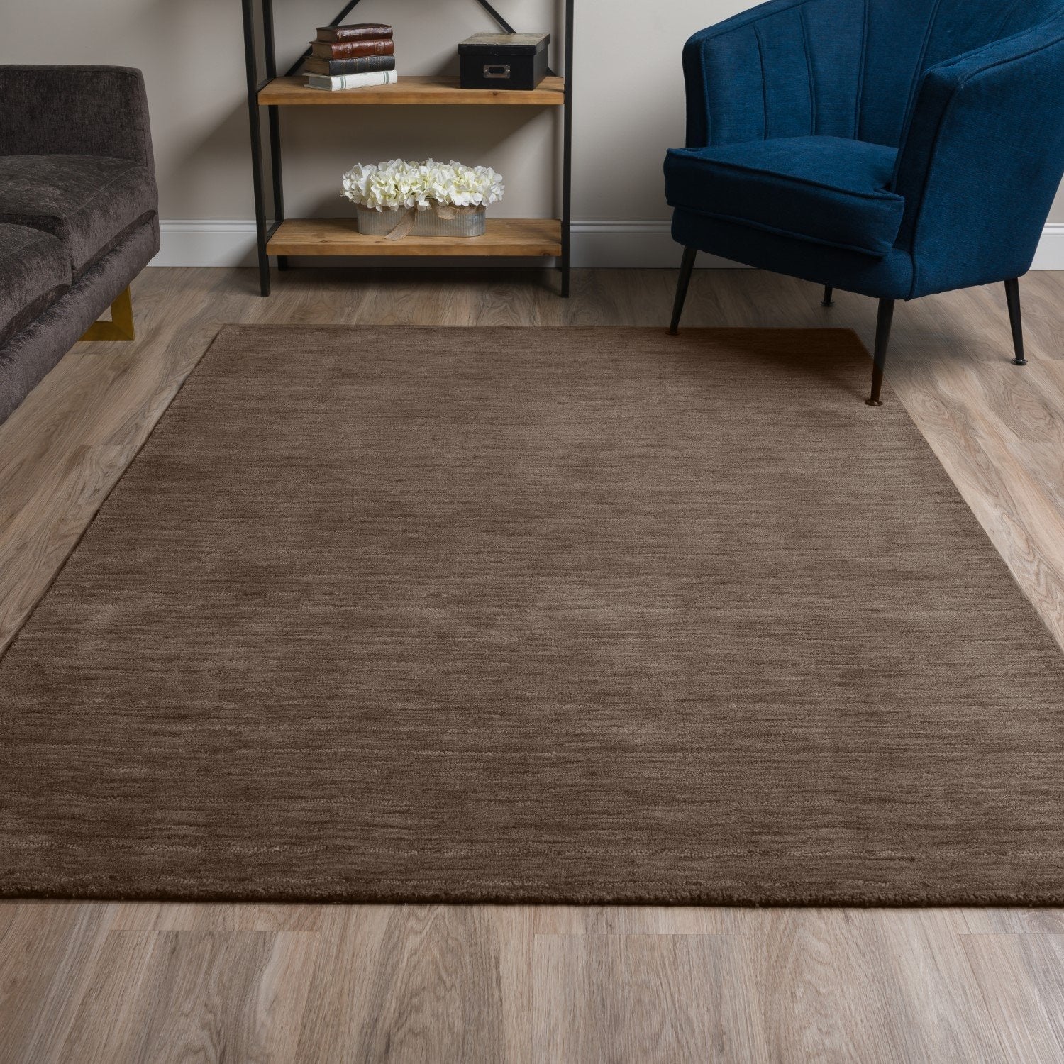 Rafia Chocolate Area Rug