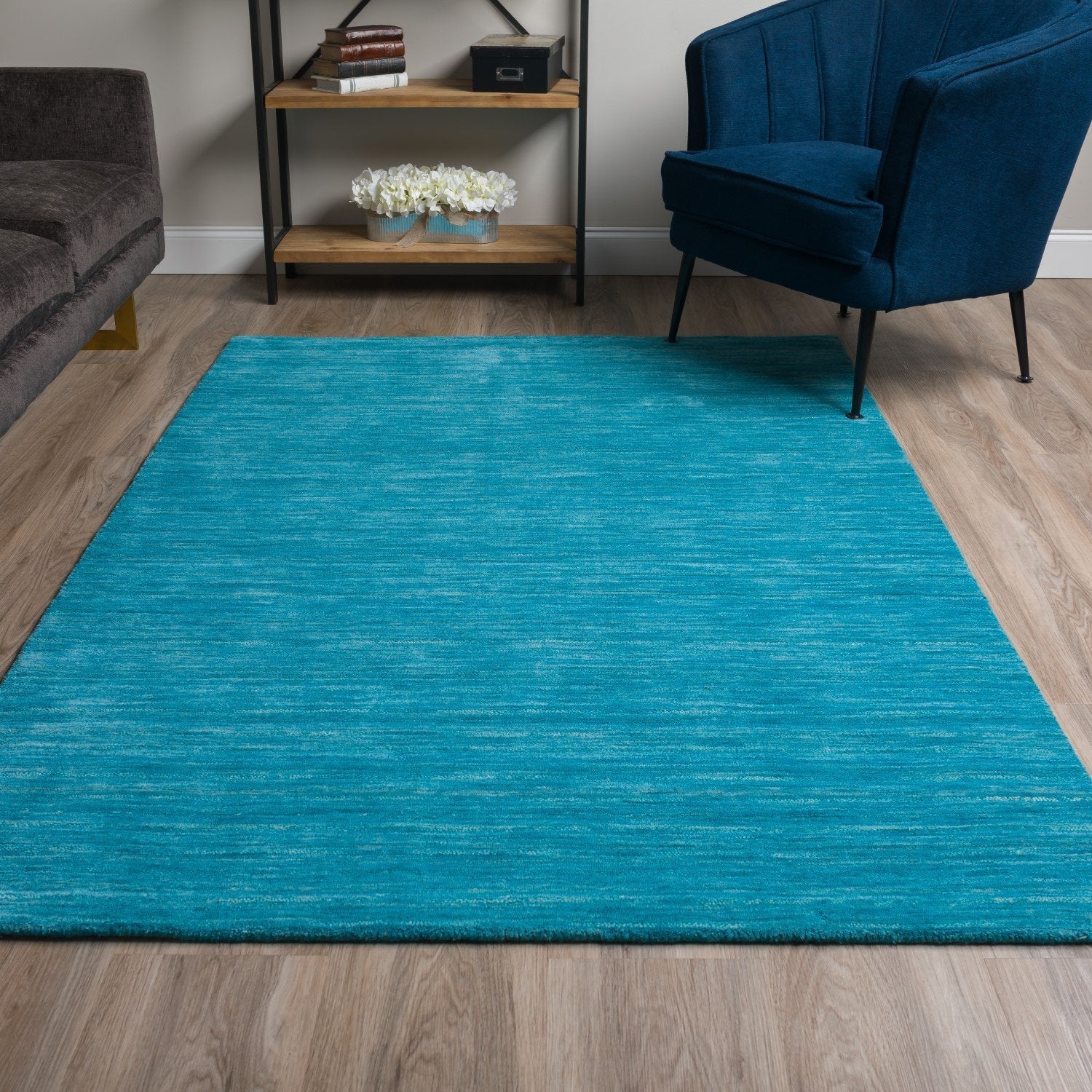 Rafia Cobalt Area Rug