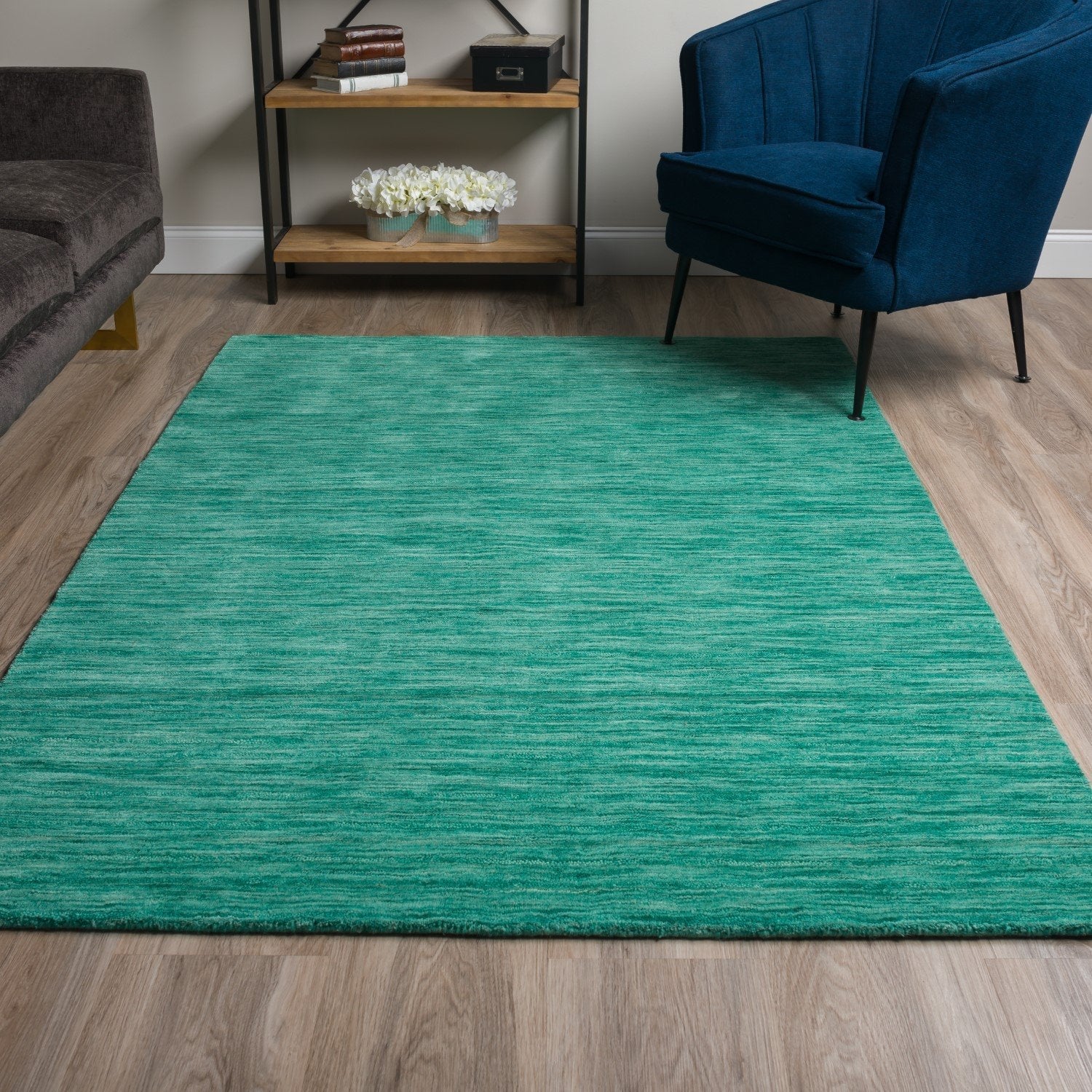 Rafia Emerald Area Rug