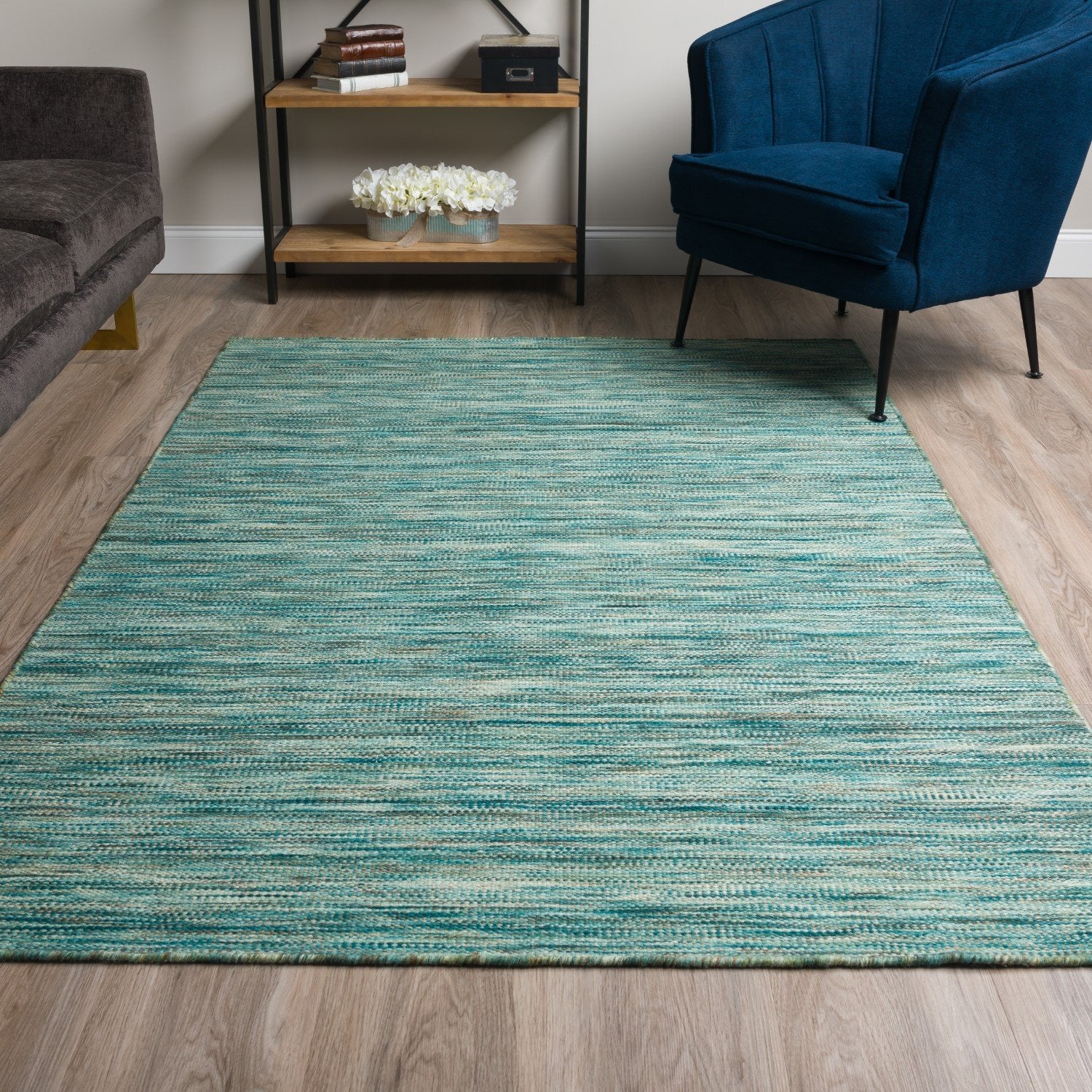 Targon Turquoise Area Rug