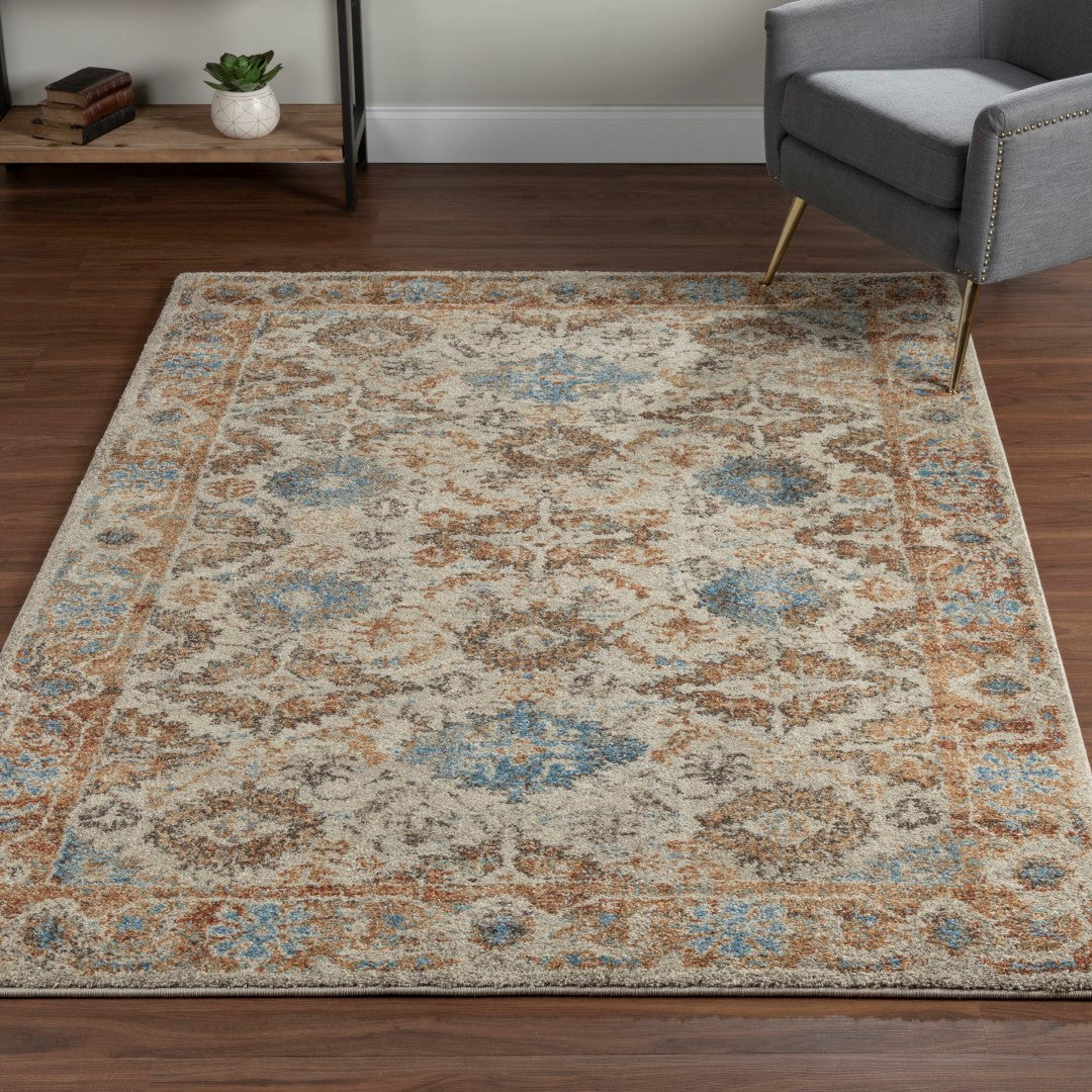 Fresca Putty Area Rug