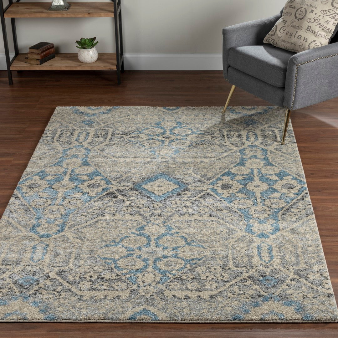 Fresca Pewter Area Rug