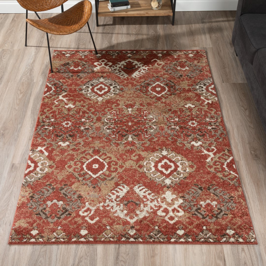 Gala Paprika Area Rug