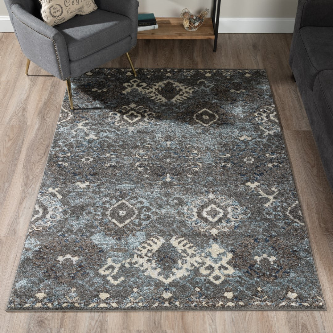 Gala Steel Area Rug