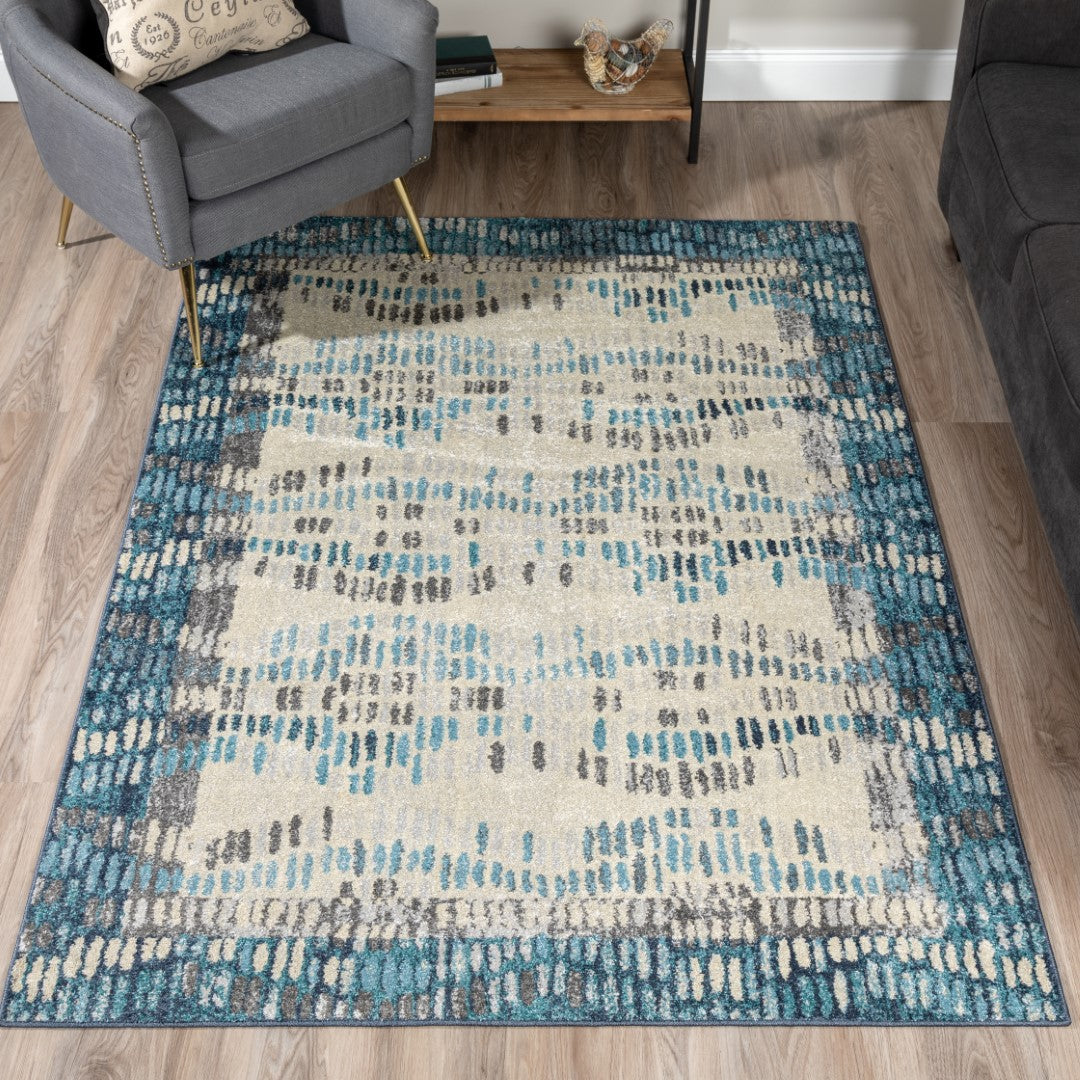 Gala Navy Area Rug