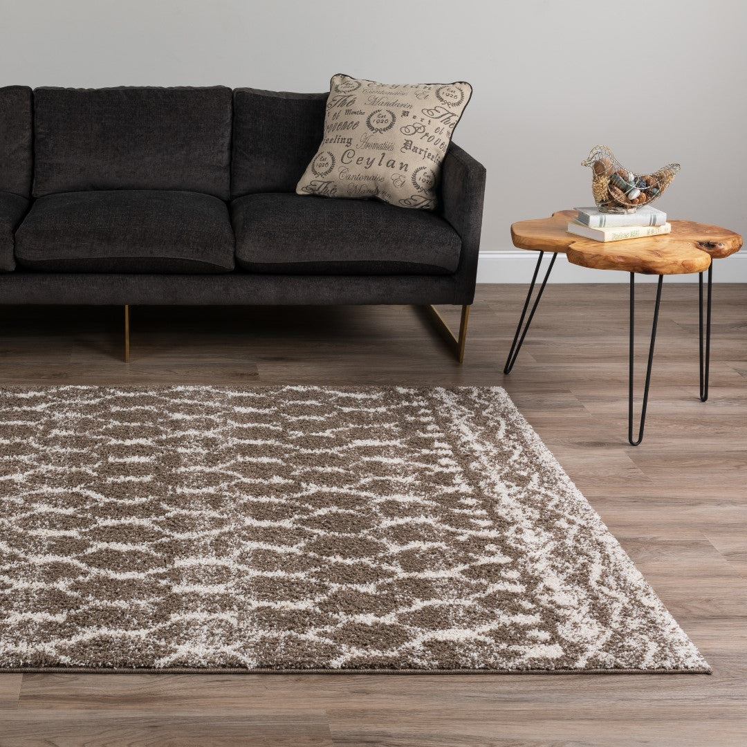 Rocco Taupe Area Rug