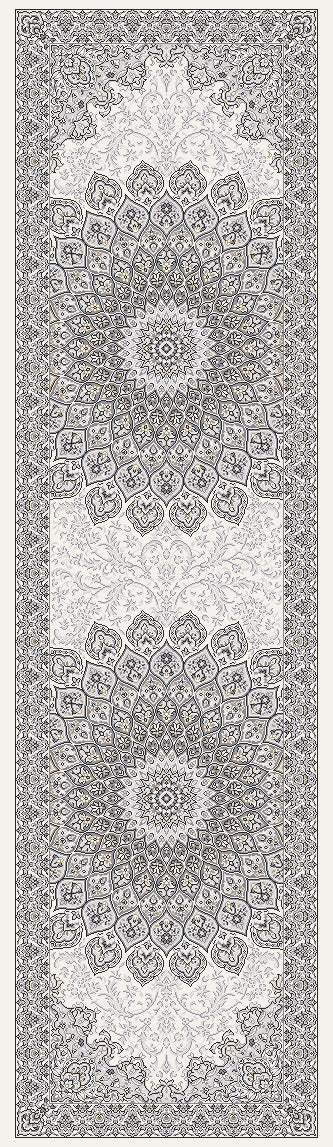 ANCIENT GARDEN Cream/Grey