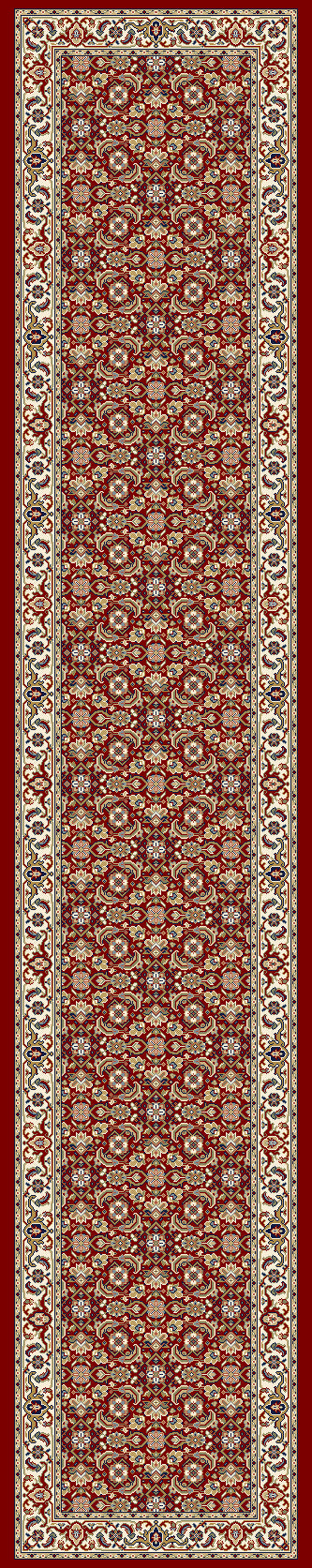 ANCIENT GARDEN Red/Ivory