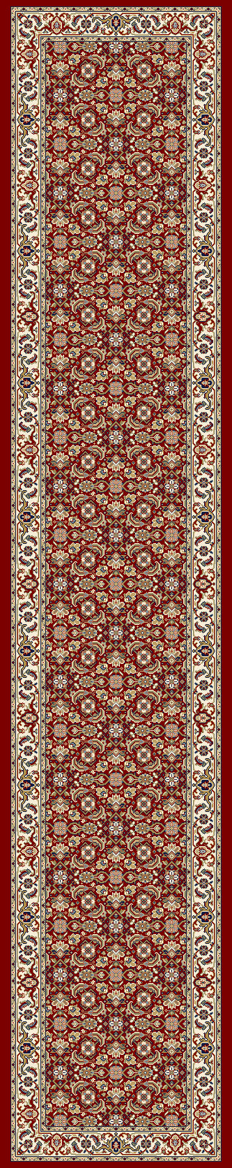 ANCIENT GARDEN Red/Ivory