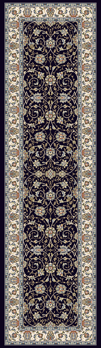 ANCIENT GARDEN Blue/Ivory