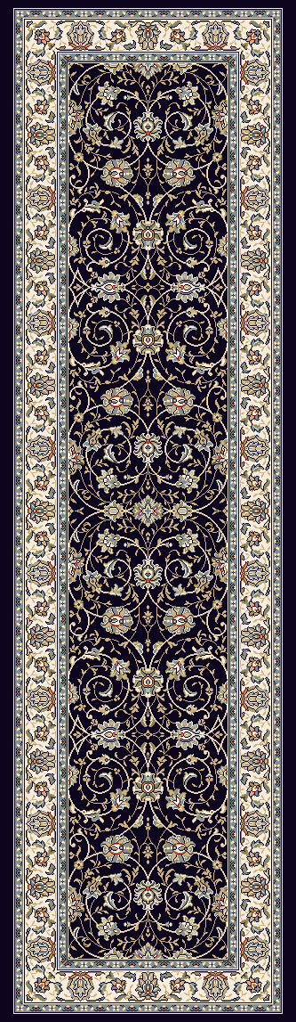 ANCIENT GARDEN Blue/Ivory