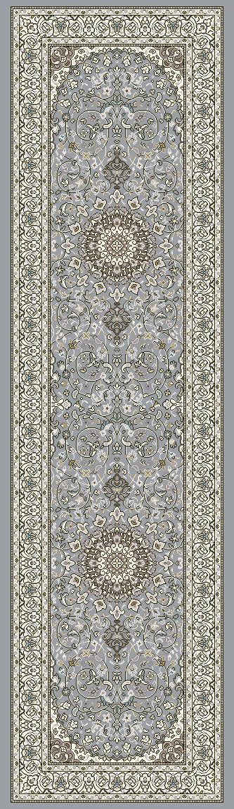ANCIENT GARDEN Steel Blue/Cream