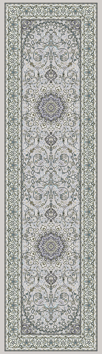 ANCIENT GARDEN Soft Grey/Cream