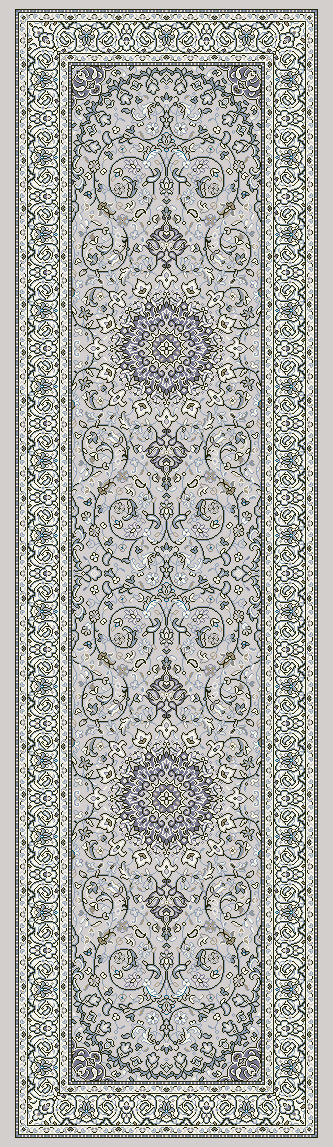 ANCIENT GARDEN Soft Grey/Cream
