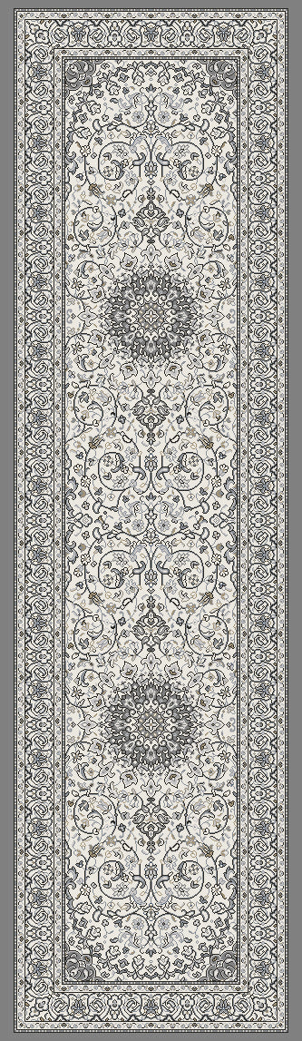 ANCIENT GARDEN Cream/Grey