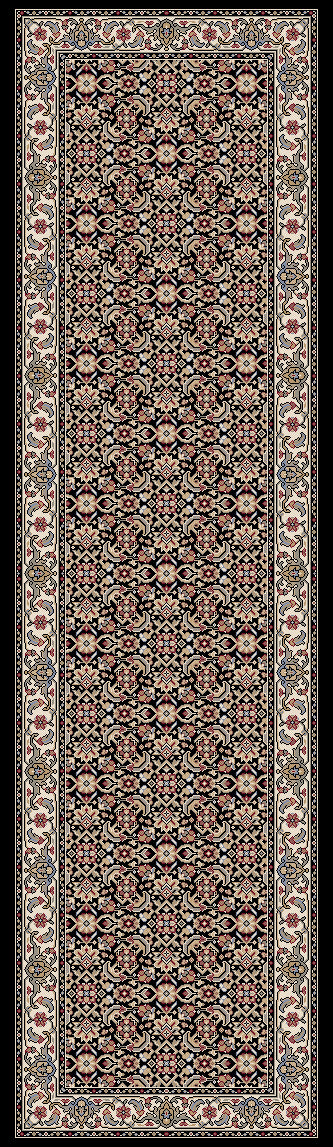 ANCIENT GARDEN Black/Ivory