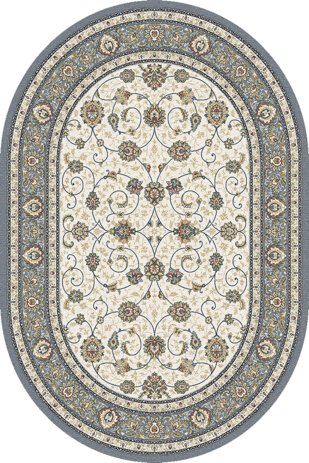 ANCIENT GARDEN Beige/Light Blue