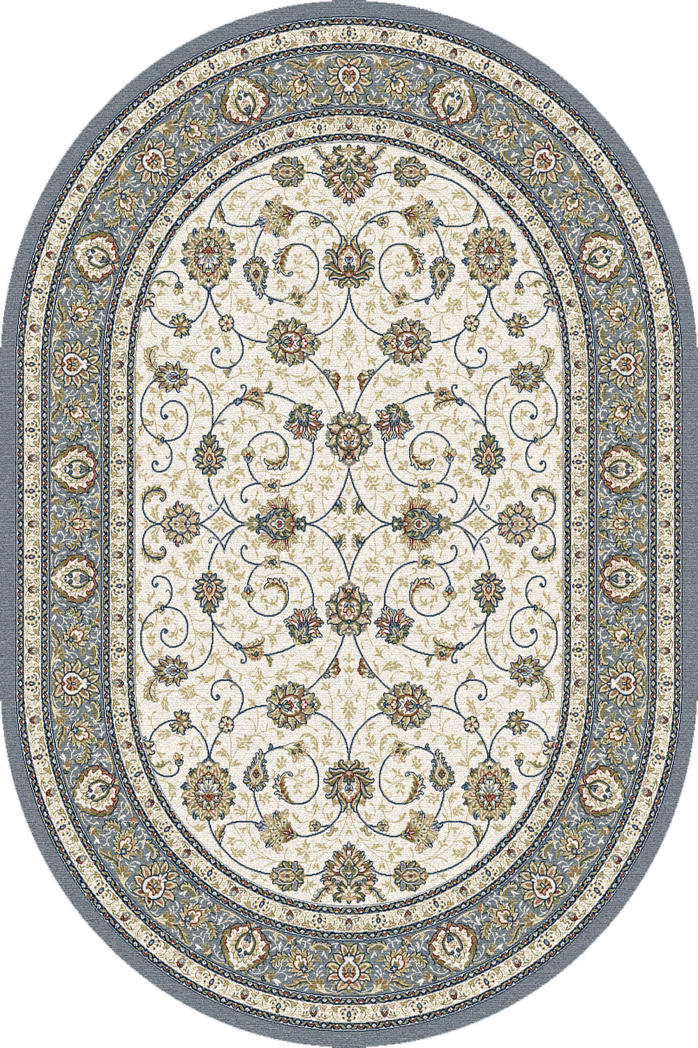 ANCIENT GARDEN Beige/Light Blue
