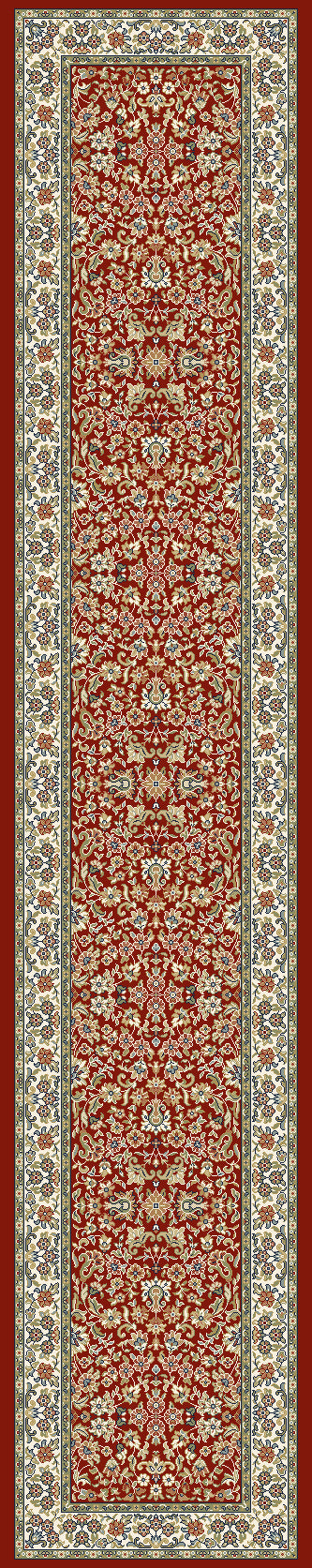 ANCIENT GARDEN Red/Ivory