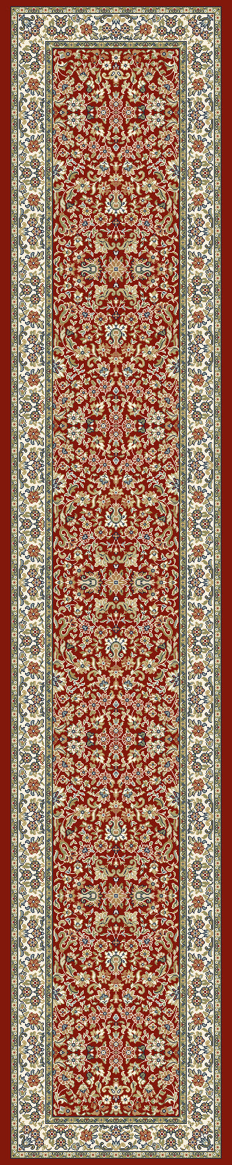 ANCIENT GARDEN Red/Ivory